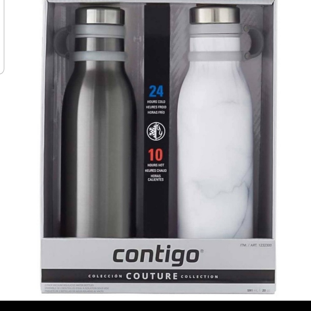 Contigo stainless steel water bottles